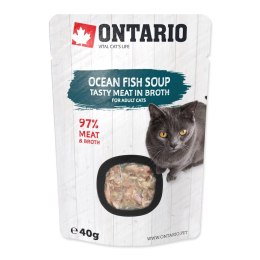 ONTARIO Cat Soup Ocean Fish with vegetables opak. 12x40g (213-31740)