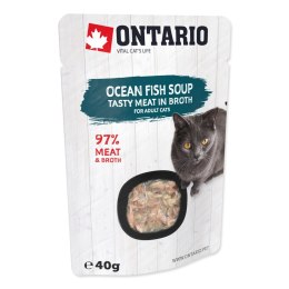 ONTARIO Cat Soup Ocean Fish with vegetables opak. 12x40g (213-31740)