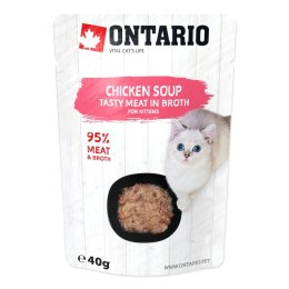 ONTARIO Kitten Soup Chicken, Carrot & Rice opak. 12x40g (213-31300)