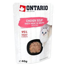 ONTARIO Kitten Soup Chicken, Carrot & Rice opak. 12x40g (213-31300)