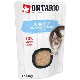 ONTARIO Kitten Soup Tuna, Rice & Vegetable 40g / ONTARIO Zupa dla kociąt tuńczyk, ryż i warzywa opak. 12x40g (213-31700)