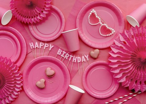 Serwetki papierowe Ciemny Różowy 33x33cm 20szt