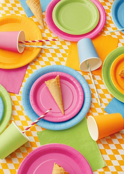 Serwetki papierowe Jasny Pomaranczowy 33x33cm 20szt