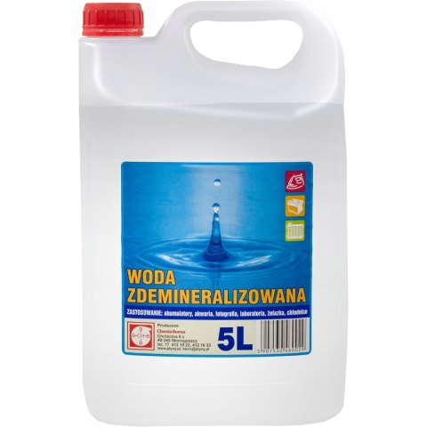 Woda demineralizowana BOMAR 5l Woda demineralizowana BOMAR 5l