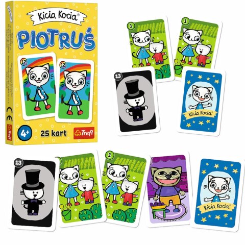 5 x Karty Piotruś Kicia Kocia +4 Trefl 08512 5 x Karty Piotruś Kicia Kocia +4 Trefl 08512