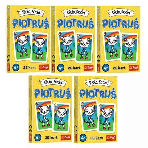 5 x Karty Piotruś Kicia Kocia +4 Trefl 08512 5 x Karty Piotruś Kicia Kocia +4 Trefl 08512