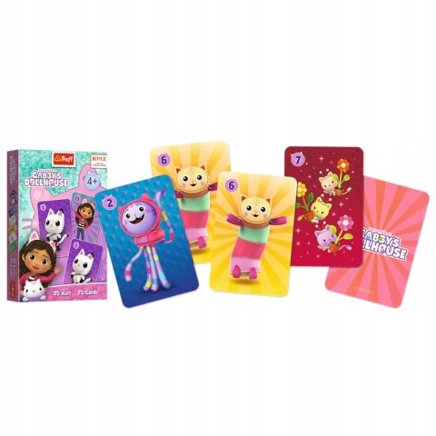 5 x Karty Piotruś Koci Domek Gabi Trefl 08508 5 x Karty Piotruś Koci Domek Gabi Trefl 08508