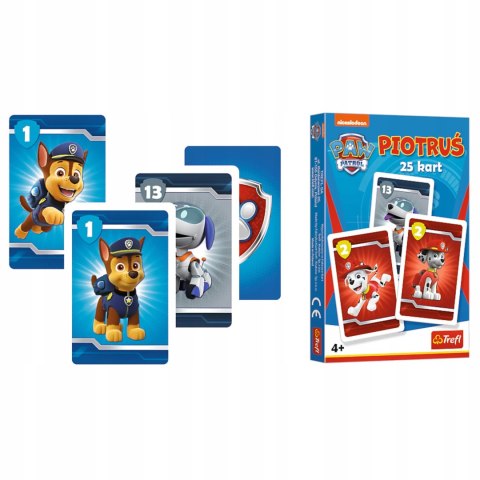5 x Karty Piotruś Paw Patrol Psi patrol Trefl 08513 5 x Karty Piotruś Paw Patrol Psi patrol Trefl 08513