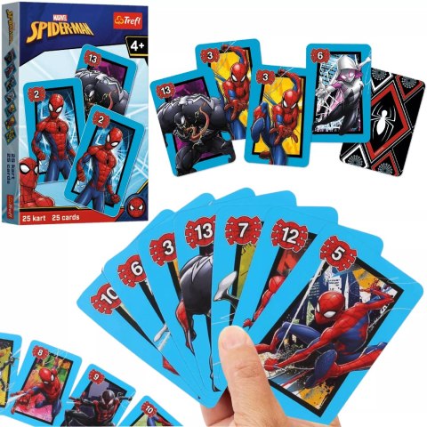 5 x Karty Piotruś Spiderman Disney Marvel +4 Trefl 08498 5 x Karty Piotruś Spiderman Disney Marvel +4 Trefl 08498