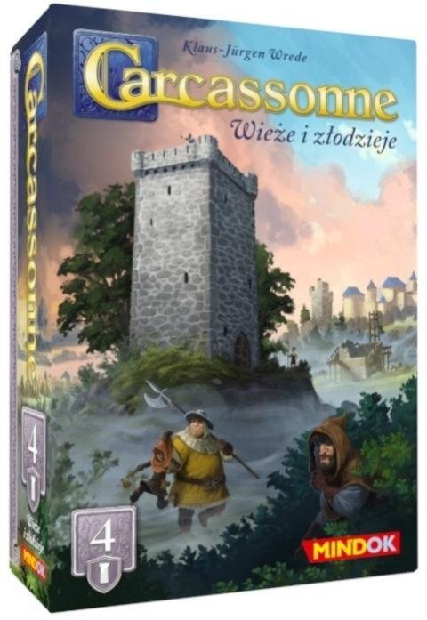 Carcassonne 3 Wieże i Złodzieje Edycja 4 Carcassonne 3 Wieże i Złodzieje Edycja 4