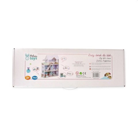 Drewniany domek dla lalek z windą Drewniany domek dla lalek z windą