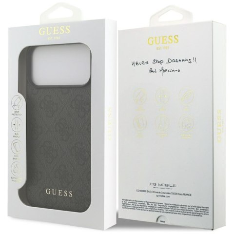 Guess 4G Classic - Etui iPhone 17 Pro Max (czarny)