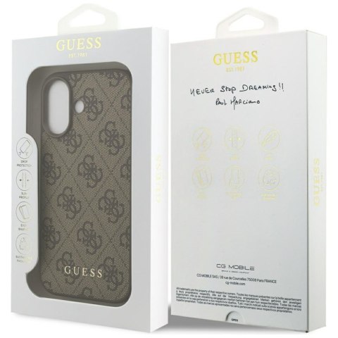 Guess 4G Classic - Etui iPhone 17 (brązowy)