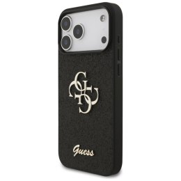 Guess Fixed Glitter Big 4G - Etui do iPhone 17 Pro Max (czarny)