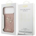 Guess Fixed Glitter Big 4G - Etui do iPhone 17 Pro Max (różowy)