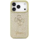 Guess Fixed Glitter Big 4G - Etui do iPhone 17 Pro (złoty)