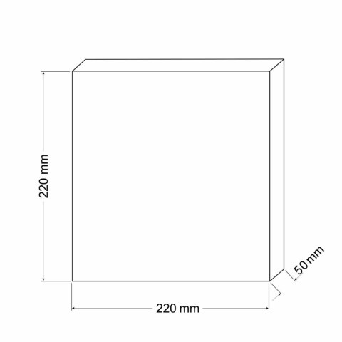 Happet - gąbka do filtra drobnoziarnista 25x25x5cm Happet - gąbka do filtra drobnoziarnista 25x25x5cm