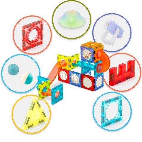 Klocki magnetyczne z podświetleniem RK-763 Ricokids Klocki magnetyczne z podświetleniem RK-763 Ricokids