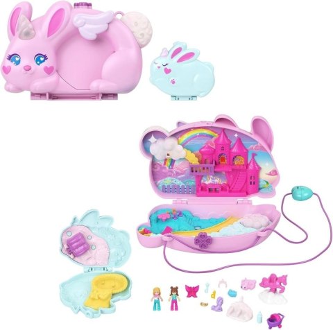 Polly Pocket Kompaktowa torebka Króliczki Baśniow. Polly Pocket Kompaktowa torebka Króliczki Baśniow.