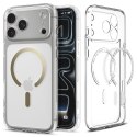 Spigen Ultra Hybrid Mag MagSafe - Etui do iPhone 17 Pro Max (Clear/Gold)