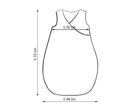 Śpiworek dla dzieci bawełniany M 3-12 mcy TOG 2.5 całoroczny ocieplany - misie granatowe