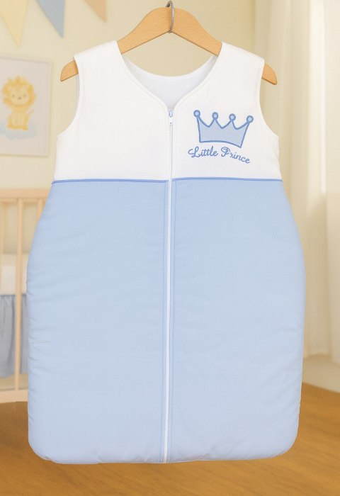 Śpiworek niemowlęcy- Little Prince/Princess niebieski
