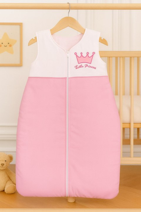 Śpiworek niemowlęcy- Little Prince/Princess różowy