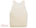 Śpiworek niemowlęcy- Simple chevron beżowy