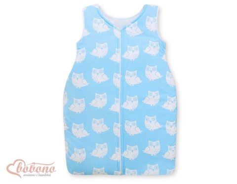 Śpiworek niemowlęcy- Simple sowy niebieskie Śpiworek niemowlęcy- Simple sowy niebieskie
