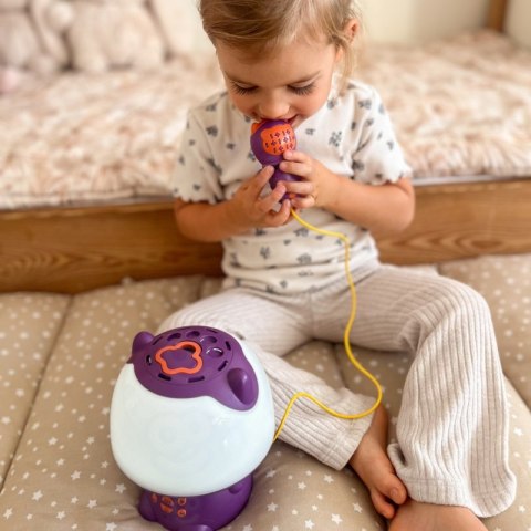WOOPIE Multifunkcyjna Lampka RGB Głośnik Bluetooth Karaoke Modulator Głosu Karta SD Fioletowa WOOPIE Multifunkcyjna Lampka RGB Głośnik Bluetooth Karaoke Modulator Głosu Karta SD Fioletowa