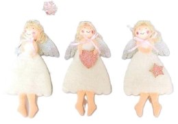 Zawieszka dekoracyjna Anioł 15cm MIX
