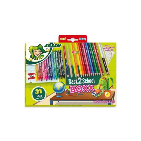 Zestaw Back 2 School - kredki + mazaki - 31 el. Zestaw Back 2 School - kredki + mazaki - 31 el.