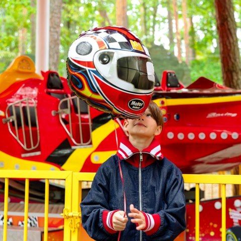 Balon Foliowy Kask na Motor Formuła Racing 56 cm Balon Foliowy Kask na Motor Formuła Racing 56 cm