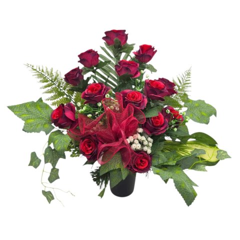 Bukiet flakon stroik na cmentarz kompozycja kwiatowa na wszystkich świętych Bukiet flakon stroik na cmentarz kompozycja kwiatowa na wszystkich świętych