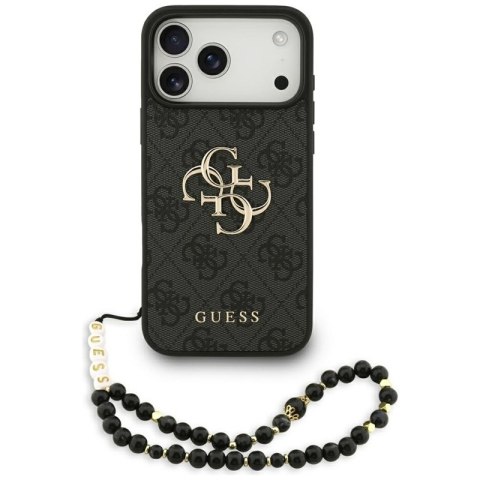 Guess 4G Strap 4G Classic Logo - Etui iPhone 17 Pro Max (czarny) Guess 4G Strap 4G Classic Logo - Etui iPhone 17 Pro Max (czarny)