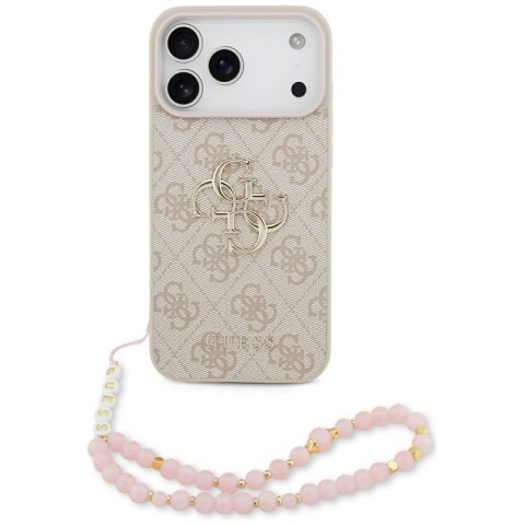 Guess 4G Strap 4G Classic Logo - Etui iPhone 17 Pro Max (różowy) Guess 4G Strap 4G Classic Logo - Etui iPhone 17 Pro Max (różowy)