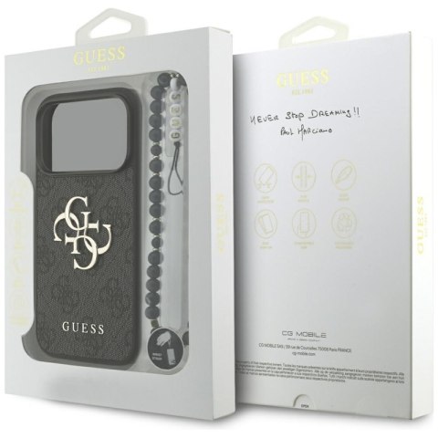 Guess 4G Strap 4G Classic Logo - Etui iPhone 17 Pro (czarny) Guess 4G Strap 4G Classic Logo - Etui iPhone 17 Pro (czarny)