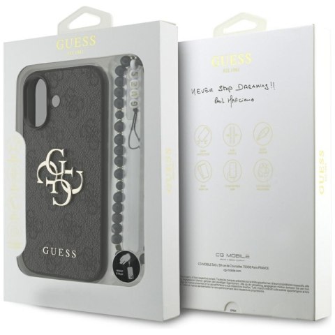Guess 4G Strap 4G Classic Logo - Etui iPhone 17 (czarny) Guess 4G Strap 4G Classic Logo - Etui iPhone 17 (czarny)