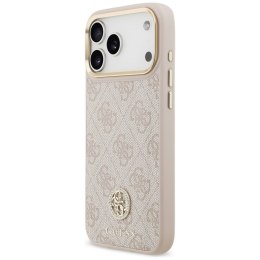 Guess 4G Strass Logo MagSafe - Etui iPhone 17 Pro Max (różowy)