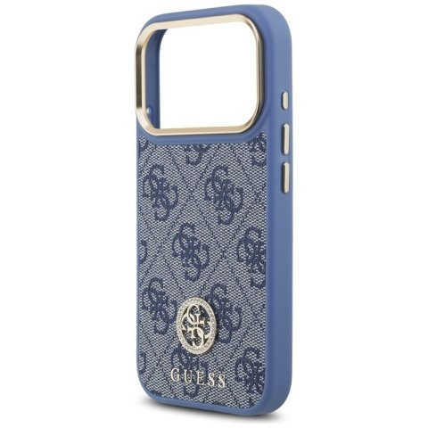 Guess 4G Strass Logo MagSafe - Etui iPhone 17 Pro (niebieski) Guess 4G Strass Logo MagSafe - Etui iPhone 17 Pro (niebieski)