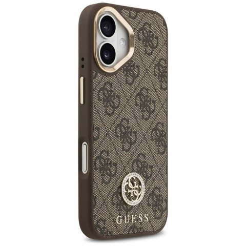 Guess 4G Strass Logo MagSafe - Etui iPhone 17 (brązowy) Guess 4G Strass Logo MagSafe - Etui iPhone 17 (brązowy)