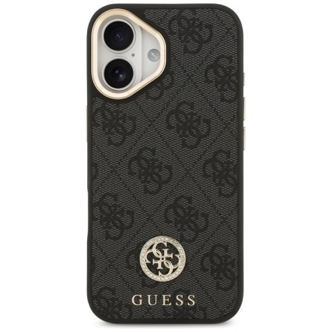 Guess 4G Strass Logo MagSafe - Etui iPhone 17 (czarny) Guess 4G Strass Logo MagSafe - Etui iPhone 17 (czarny)