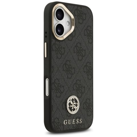 Guess 4G Strass Logo MagSafe - Etui iPhone 17 (czarny) Guess 4G Strass Logo MagSafe - Etui iPhone 17 (czarny)