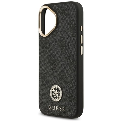 Guess 4G Strass Logo MagSafe - Etui iPhone 17 (czarny) Guess 4G Strass Logo MagSafe - Etui iPhone 17 (czarny)