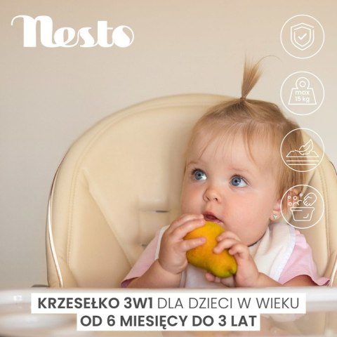 KRZESEŁKO DO KARMIENIA NESTO BEIGE KRZESEŁKO DO KARMIENIA NESTO BEIGE