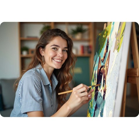 Obraz do malowania po numerach 40x50 cm Massido Kotek Obraz do malowania po numerach 40x50 cm Massido Kotek