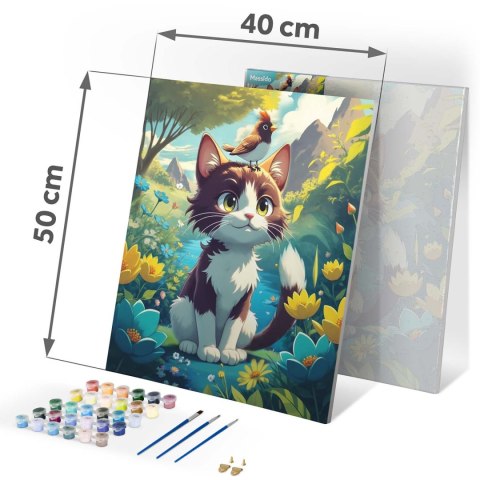 Obraz do malowania po numerach 40x50 cm Massido Kotek Obraz do malowania po numerach 40x50 cm Massido Kotek
