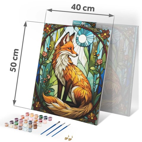 Obraz do malowania po numerach 40x50 cm Massido Lisek Obraz do malowania po numerach 40x50 cm Massido Lisek