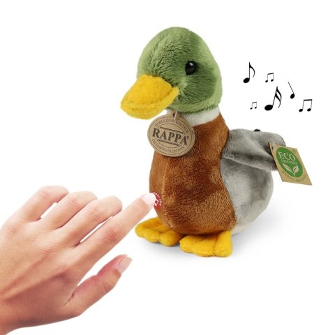 Rappa - Pluszowa realistyczna maskotka Kaczka Krzyżówka z dźwiękiem 22 cm Eco-Friendly Rappa - Pluszowa realistyczna maskotka Kaczka Krzyżówka z dźwiękiem 22 cm Eco-Friendly