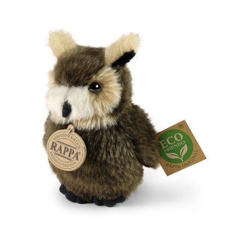 Rappa - Pluszowa realistyczna maskotka Sowa 13 cm Eco-Friendly Rappa - Pluszowa realistyczna maskotka Sowa 13 cm Eco-Friendly
